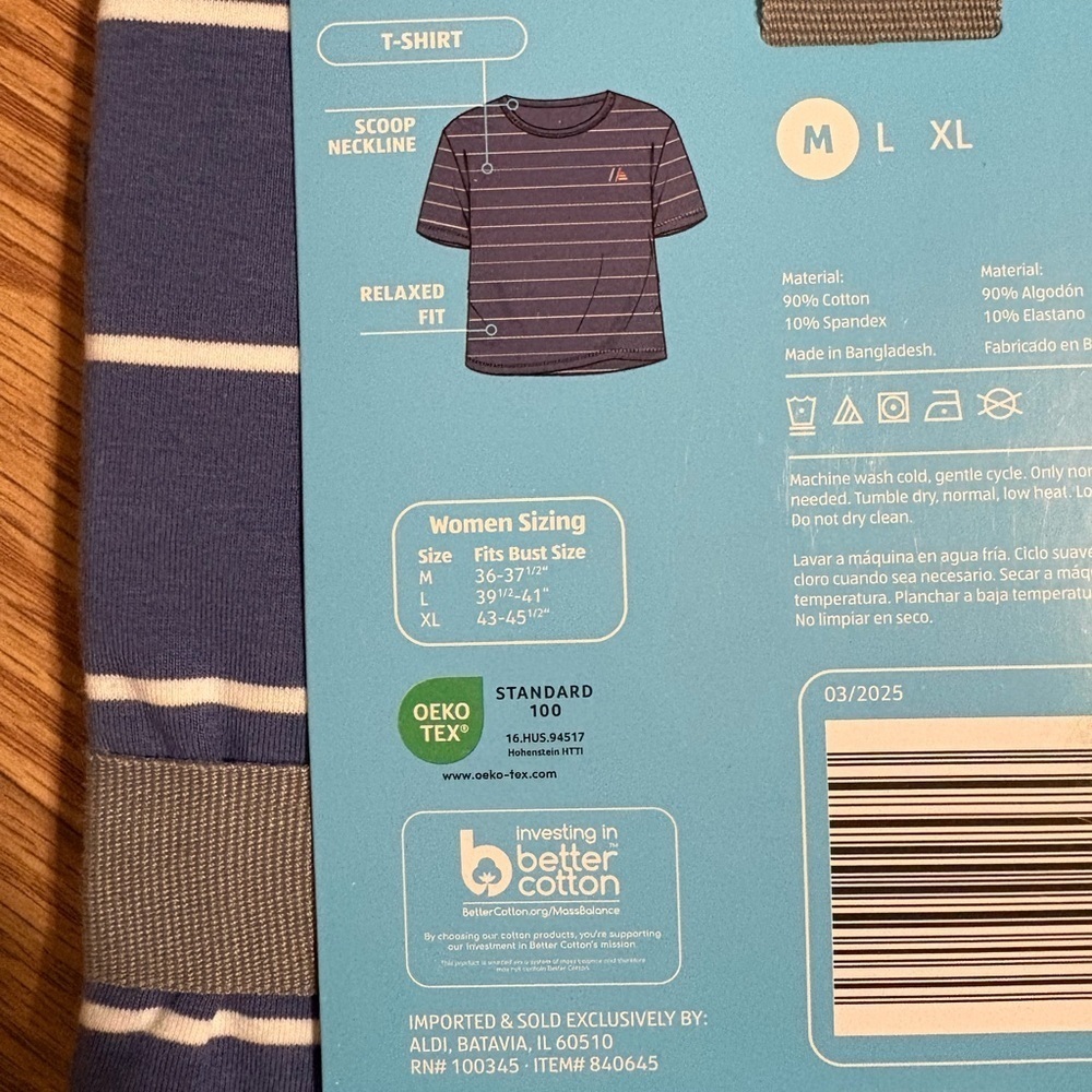 NEW ALDI Shirt Medium - Picture 4 of 4